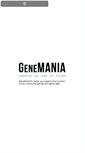 Mobile Screenshot of genemania.org