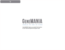 Tablet Screenshot of genemania.org